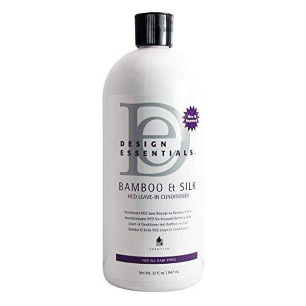 Design Essentials Bamboo & Silk HCO Leave-In Conditioner for All Hair Types, 32 Ounce