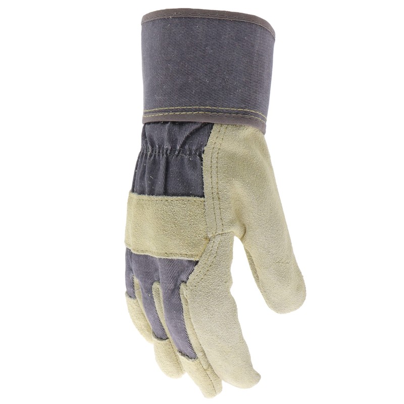 Boss Women's Guard Split Cowhide Leather Palm Work Gloves, Extended