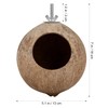 Balacoo Coconut Bird Nest for Cage: Natural Coconut Shell Parakeet