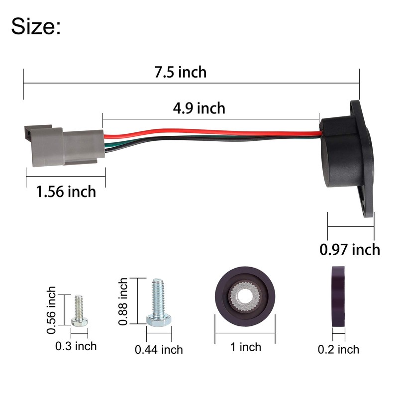 10L0L (High Speed Magnet) Speed Sensor for Club Car IQ