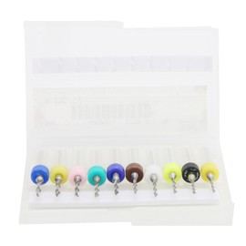 10Pcs Micro Drill Bit Set Cemented Carbide 1.2-2.1mm Printed Circuit Board Drilling Bits