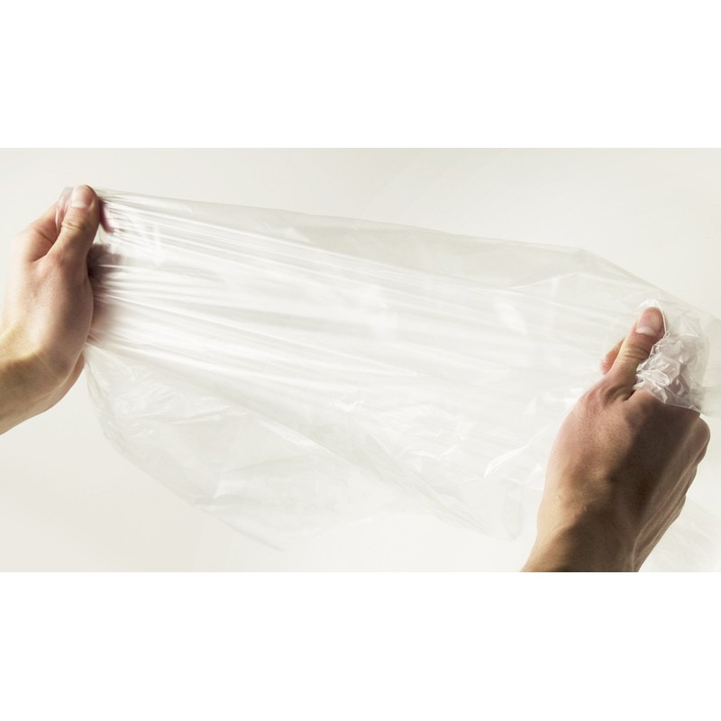 Nippon Sani Pack Reinforced Plastic Bags, Translucent, 1.1 gal (30