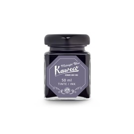 Kaweco Ink Bottle 50 ml/ 1.7 oz Midnight Blue I Premium Ink for Fountain Pen in Ink Glass I Ink Bottle with Kaweco Quality Seal I Vegan Cruelty Free Water Soluble Calligraphy Lettering Writing Ink