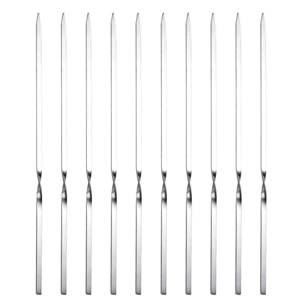 Barbecue Skewers Stainless Steel 9.8 inches (25 cm) Fish Skewers