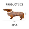 Pack of 2 Dachshund Hair Clips, Cute Hair Clips, Creative