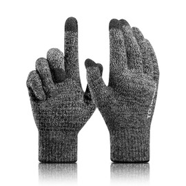Trendoux Soft Thermal Touchscreen Gloves for Men and Women - Warm Lining - Elasticated Cuffs - Comfortable Material - xl