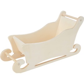 VBS Wooden Christmas Decoration Sledge 28 x 15 x 11 cm
