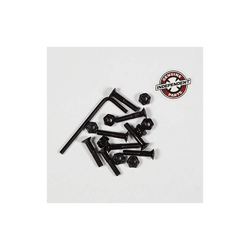 INDEPENDENT 1 ALLEN Hex (BLACK) Skateboard Skating Hardware Screws Nuts