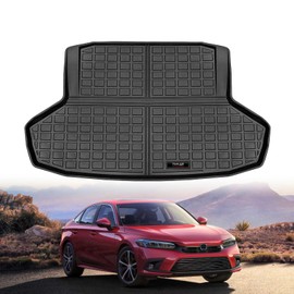 Custom All Weather Car Cargo Mats Trunk Liner for 2016-2025 Honda Civic Sedan Accessories (Only Fit Sedan,Not Fit Hatchback)