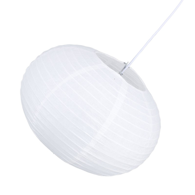 White Round Paper Lantern Light Decorative Soft Light Easy to