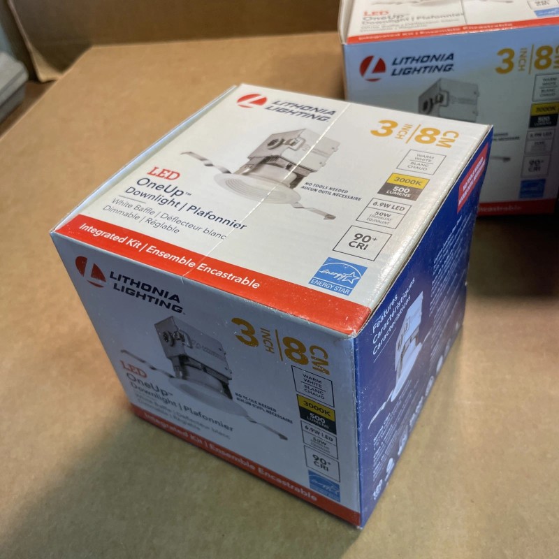 Lithonia Lighting Lot of 6 Lithonia Lighting LED OneUp Downlight