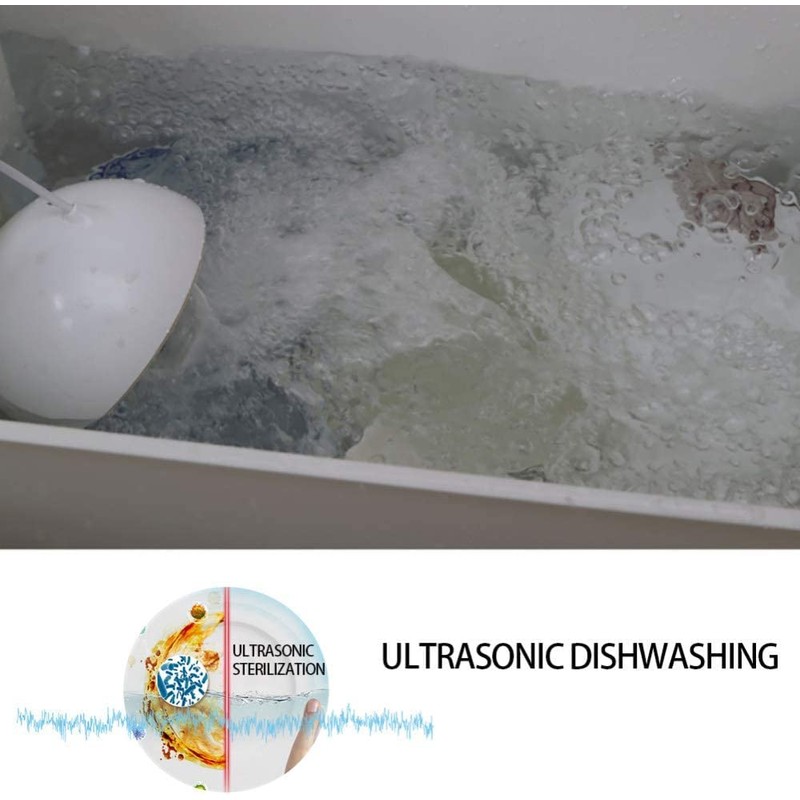 Mini Portable Dishwasher, Ultrasonic Dishwasher Household Dish Washing Machine Lazy