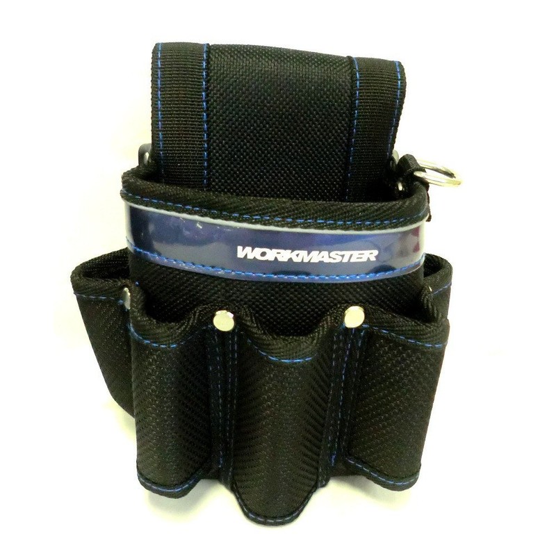WORKMASTER WMK-01N Small Waist Bag with Insert, 1 Tier (Navy)