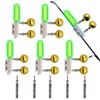 Zehon Fishing Rod Light Tips Led Flashing with Bells for