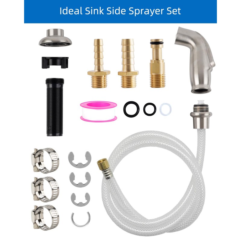 Universal Kitchen Sink Side Sprayer with Quick Side Connector Compatible