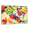 TMK Glass Chopping Board 30 x 22 cm with Fruit