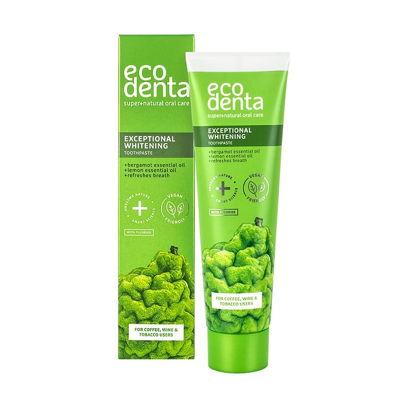 Ecodenta Whitening Toothpaste with Bergamot & Lemon - 100ml