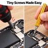 Precision Screwdriver for Phone and Electronics Repairs - Interchangeable Bits