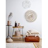 Creative Co-Op Handmade White Coral Shaped Paper & Metal Wall