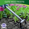Mini Action/Hula Hoe Carbon Steel Weeding Garden Soil Digging Pole