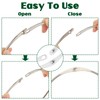 Classicseali 4PCS Large Key Rings,6 in Extra Large Key Ring,