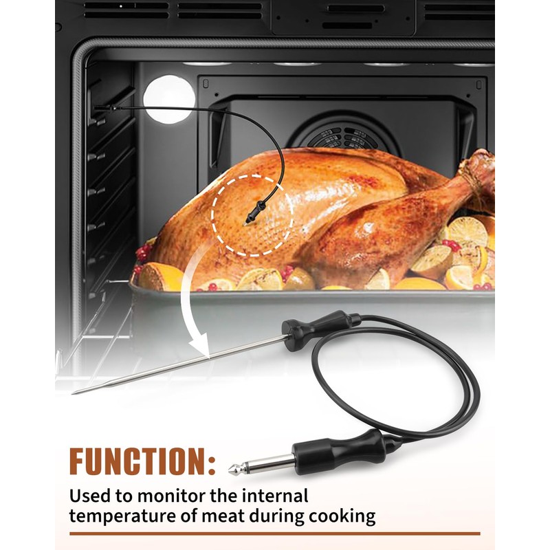 ULXIOM 00755060 Oven Meat Probe Fits for Wolf Temperature Thermometer