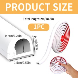 Selbstklebende Kabelabdeckung 2 Meter, Flexibler Kabelkanal Aus Weichem PVC,Kabelkanal Flexibel Selbstklebend, 10mm X 10mm,für HeimbüRo Und FernsehgeräTe, Sichere Kabelorganisation, Weiß