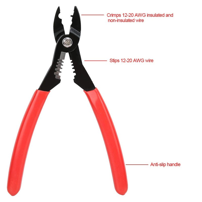 Crimping Pliers, Wire Crimper Set Wire Crimper Tool Wire Stripper,