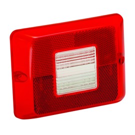 Bargman Taillight Lens #84-#86 Vertical With Backup 34-84-711