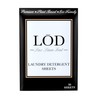LŌD Laundry Detergent Sheets, 30 Sheets, Powerful, Plant-Based, Easy, Mess