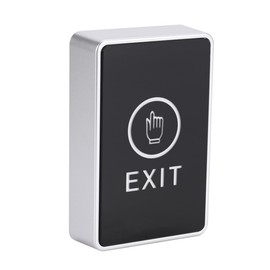 Touch to Exit Button for Door Access Control System LED Light 5 Contact Output Push Exit Switch Rectangle Shape 4pcs