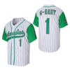 Kekambas Men's #1 G-Baby Jarius Evans Hardball Movie Baseball Jersey