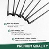 MYFULLY 4Pcs Folding Hairpin Table Legs | 16.5 Inch Hairpin