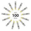 100 Tiras De Prueba De Glucosa En Sangre. Metene Agm-513s