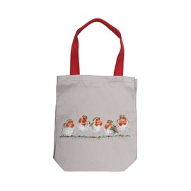 Wrendale Designs - 'Jolly Robin' Canvas Bag