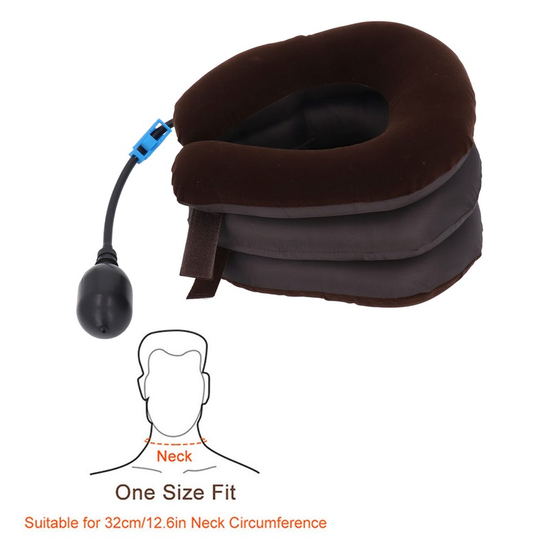 Neck Support Brace Stretcher Neck Decompression Inflatable Adjustable Cervical Traction