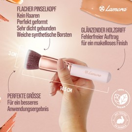 Foundation Brush. Rose Gold