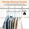 Sindax 8pcs Space Saving Hangers Stainless Steel Durable Magic Hangers