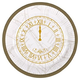 Folat Paper Plates Design Tableware Happy New Year Party (Pack of 8) 18cm