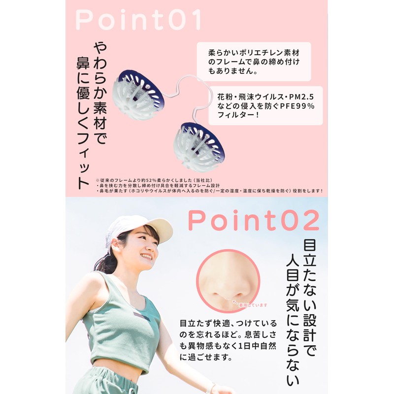Non-woven Mask, Made in Japan, Nose Mask Pit, NEO, Washable,