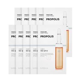 MISSHA [Missha] (5+5) Mascure Nutrition Solution Sheet Mask [Propolis] 10 Sheets Set
