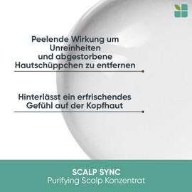 Biolage Kophaut Concentrate for All Hair Types, Especially Suitable for Oily and Dry Hair, Balancing and Cleansing, with Fermented Tea and Glycolic Acid, Vegan, Scalp Sync, 1 x 200 ml