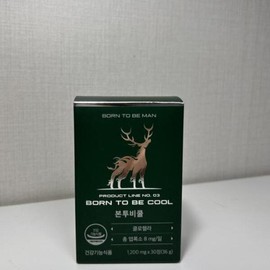 BORN TO BE COOL Chlorella Chlorophyll 30 tablets (41552091) / 본투비맨 본투비쿨 BORN TO BE COOL 클로렐라 엽록소 30정 (41552091)