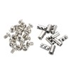 PATIKIL 10pcs 5.3x10mm Wire Rope Clip Steel Cable Clamp 3mm