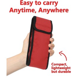 OdontoMed2011 - Mini Otoscope for Educational and Personal Use - Ideal for Medical and Nurse Students, Paramedics, EMT and Personal Use… (Red)