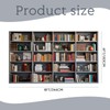 VitalCozy 8x6ft Bookshelf Backdrop Wooden Bookcase Library Photography Background Fabric