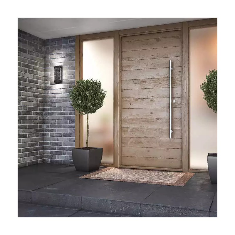 Artika, Indoor Outdoor Dimmable LED Wall Sconce Light Glass Bubbles