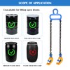 POWLAB Upgraded Chain Drum Lifter Load Capacity 1 Ton with