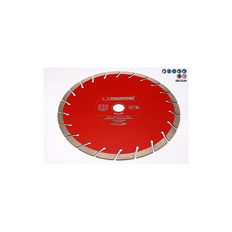 LXDIAMOND Diamond Cutting Disc 230 mm x 22.23 mm Professional