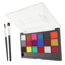 Healeved 4 Boxes Water Soluble Face Makeup Paint Vibrant Colors for Festivals Parties Theatrical Performances Safe Easy Application for All Ages for Creative Artistic Projects